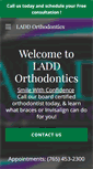 Mobile Screenshot of laddorthodontics.com